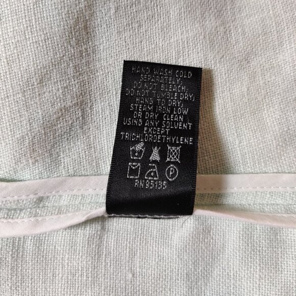 EUC Lafayette 148 New York 3/4 Sleeve Linen Cardigan Jacket Mint Green - Small 6 - Picture 9 of 9